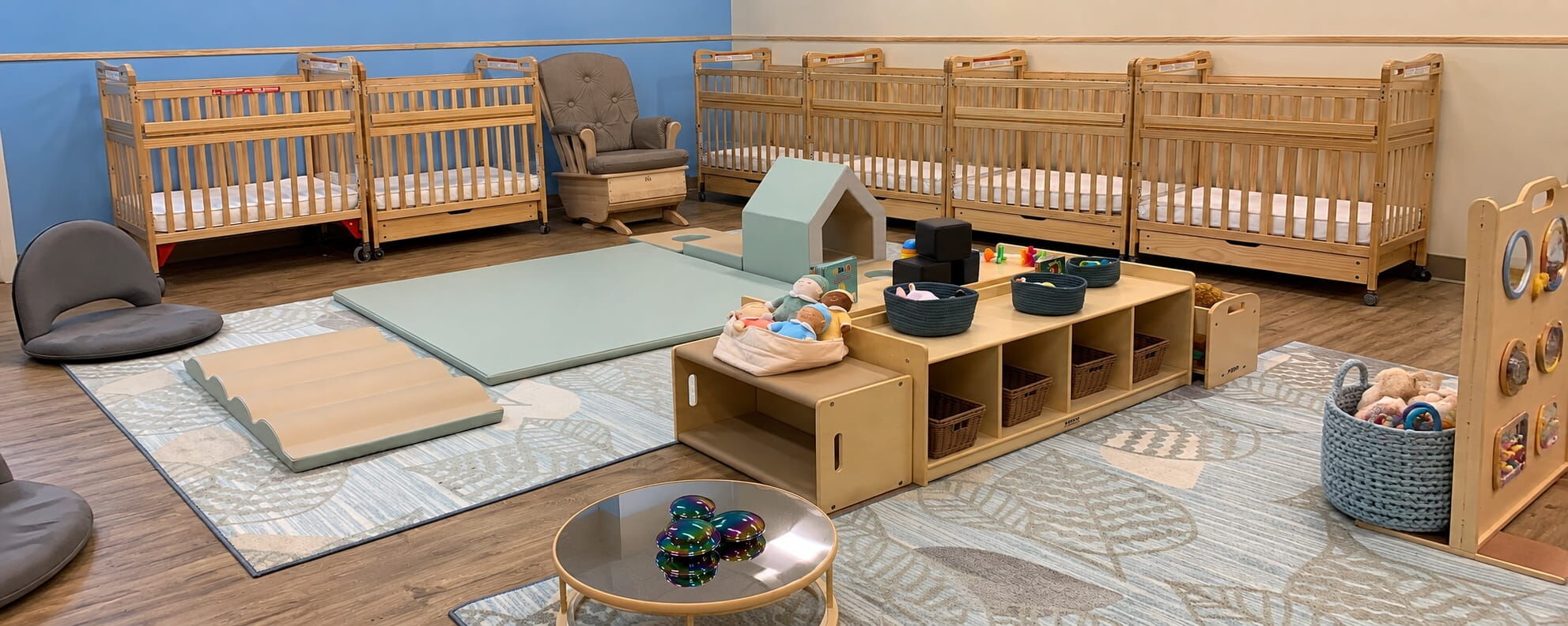 Infant classroom at Everbrook Academy